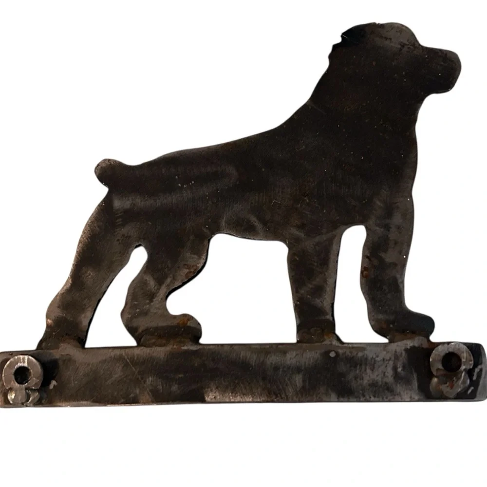 Rottweiler Metal Hand Made Dog Wall Hook